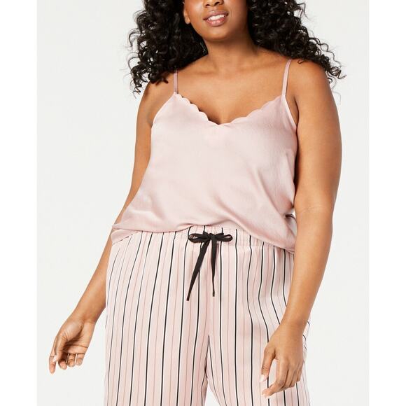 INC International Concepts Other - INC Plus Size Mauve Purple Cami Scalloped Neckline Camisole Pajama Top